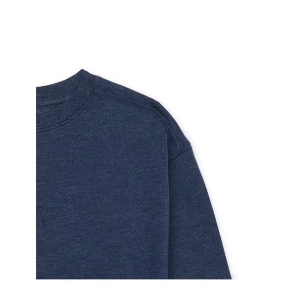 Athletics Works Boys Fleece Top,Size Large (10-12), Relaxed Fit, Crew Neck - Picture 2 of 3